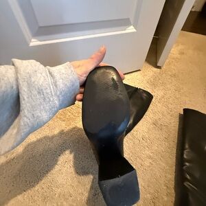 Lulu's Black Heeled Boots